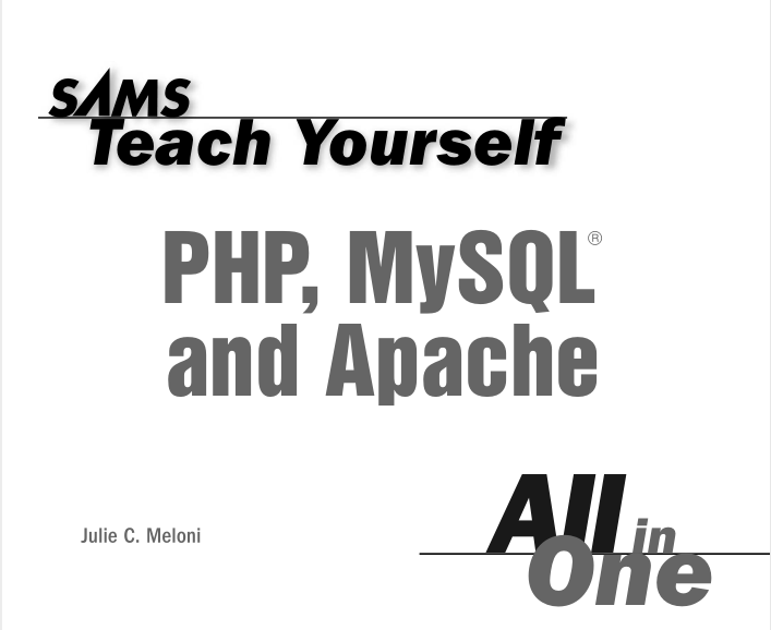 自学 PHP MySQL和Apache PDF_PHP教程-白嫖收集分享