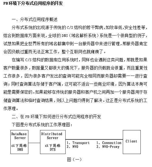 PB环境下分布式应用程序的开发 中文_操作系统教程-白嫖收集分享