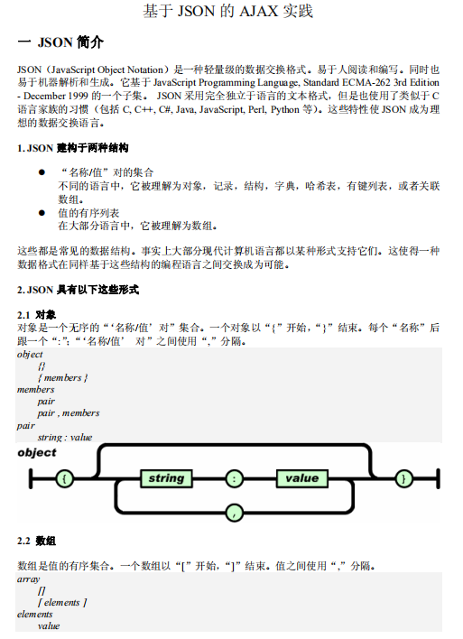 基于JSON的Ajax实践 中文_数据库教程-白嫖收集分享