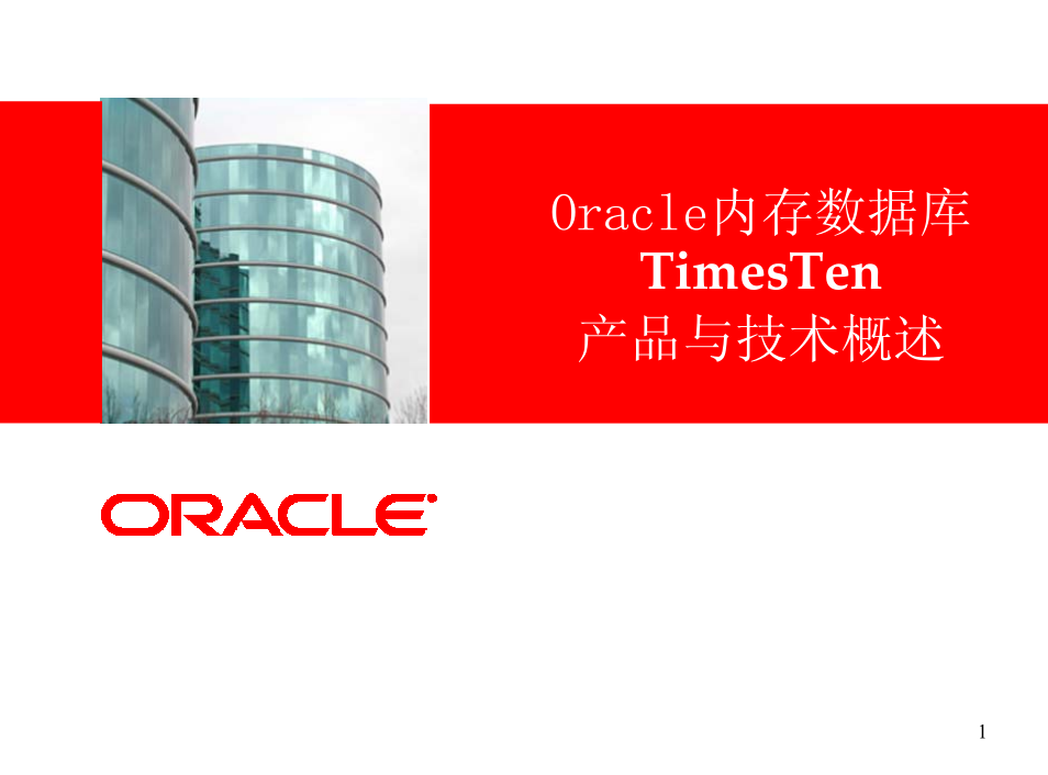 Oracle内存数据库TimesTen产品与技术概述（PDF版）_数据库教程-白嫖收集分享