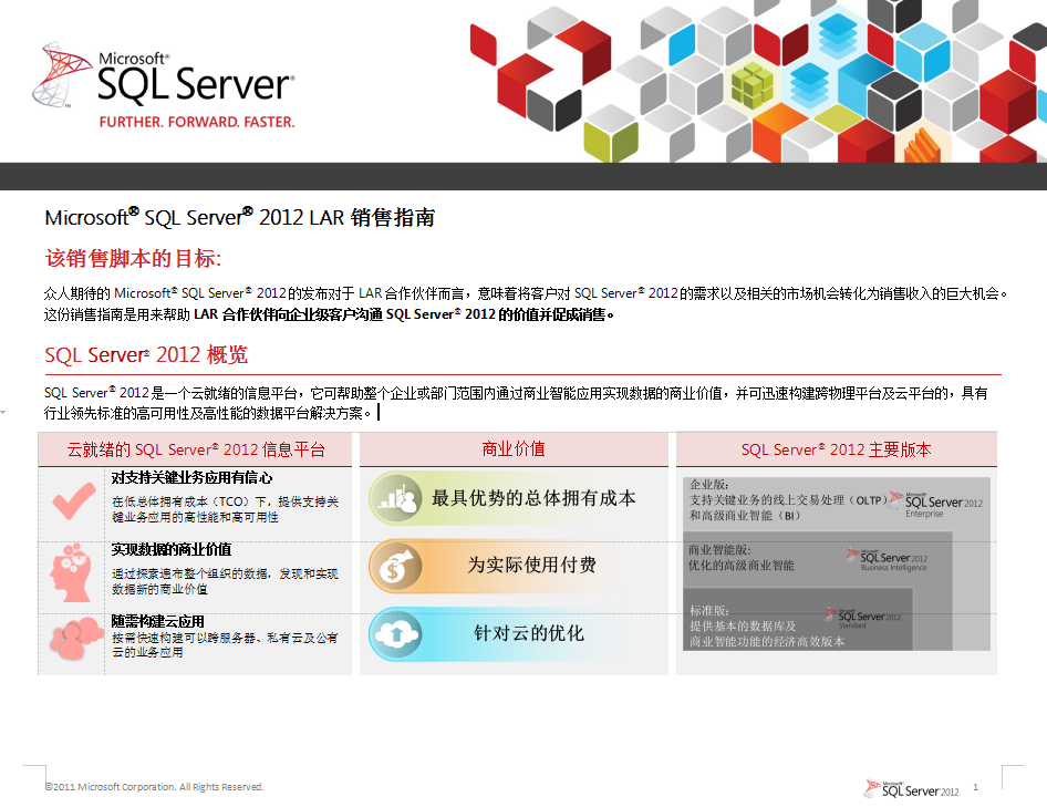 SQL Server 2012 LAR销售指南_数据库教程-白嫖收集分享