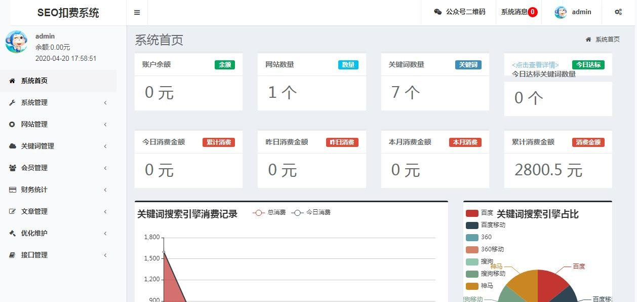 图片[2]-Thinkphp内核SEO按天计费系统源码聚合SEO关键词按天自动扣费-白嫖收集分享