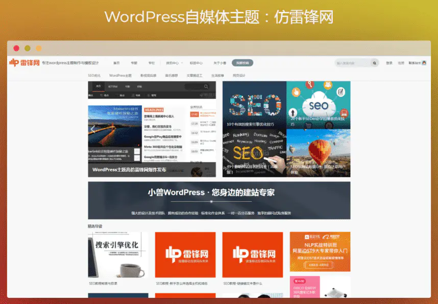 Y101 仿雷锋网的WordPress门户主题-白嫖收集分享