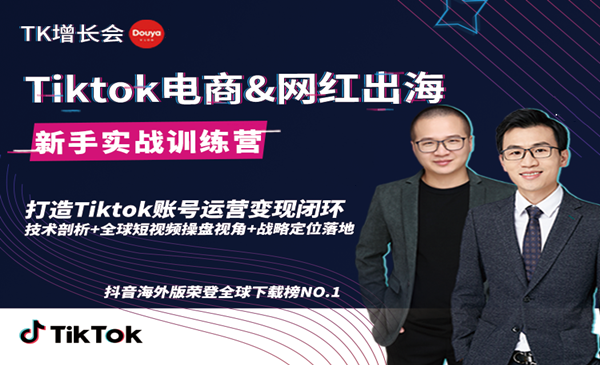 0基础学习抖音国际版TikTok海外短视频营销，新手实战训练营-白嫖收集分享