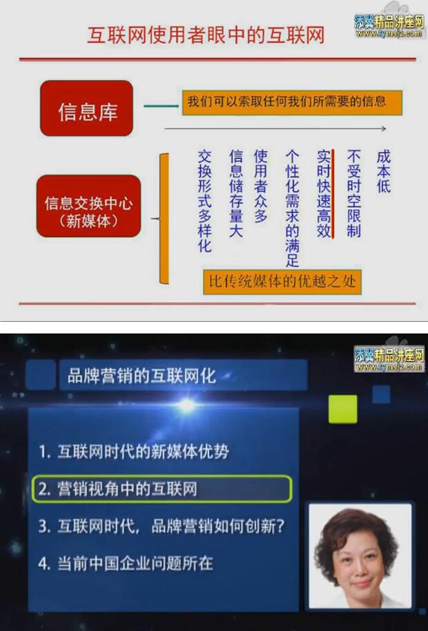 品牌营销的互联网化 互联网时代的新媒体优势 蔡丹红最新互联网讲座-白嫖收集分享