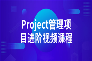 Project管理项目进阶视频课程-白嫖收集分享