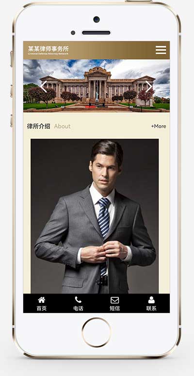 图片[2]-(自适应手机端)响应式法律律师事务所网站源码 刑事辩护法律资讯网站pbootcms模板-白嫖收集分享