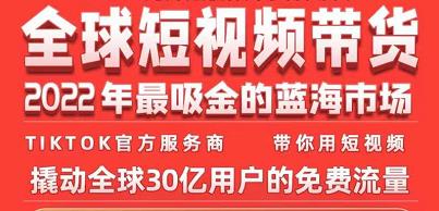 TikTok官方服务商seven老师带你用短视频撬动全球30亿用户的免费流量-白嫖收集分享