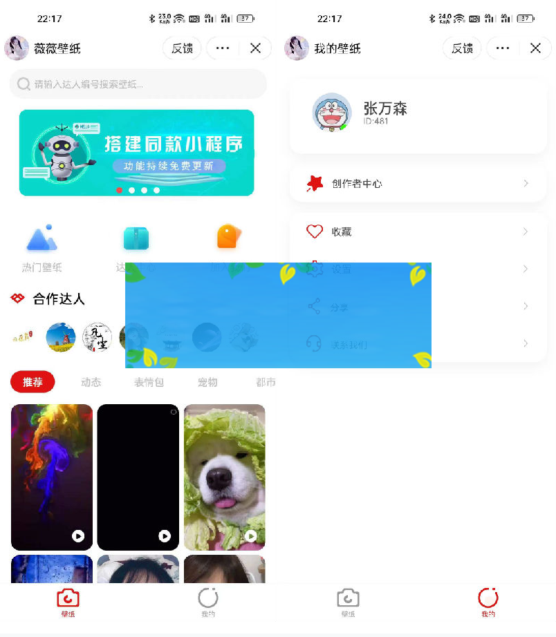 抖音取图表情包小程序+创作者入驻+流量主-白嫖收集分享