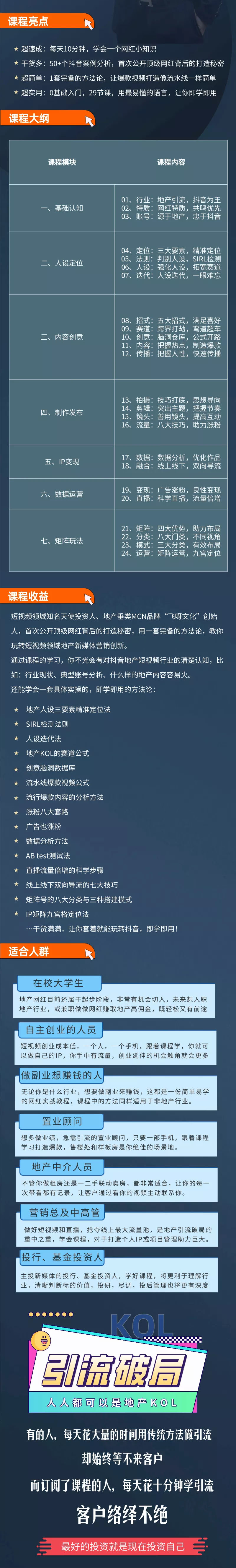 图片[1]-地产网红打造24式，教你0门槛玩转地产短视频，轻松做年入百万的地产网红-白嫖收集分享