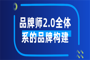 品牌师2.0全体系的品牌构建-白嫖收集分享